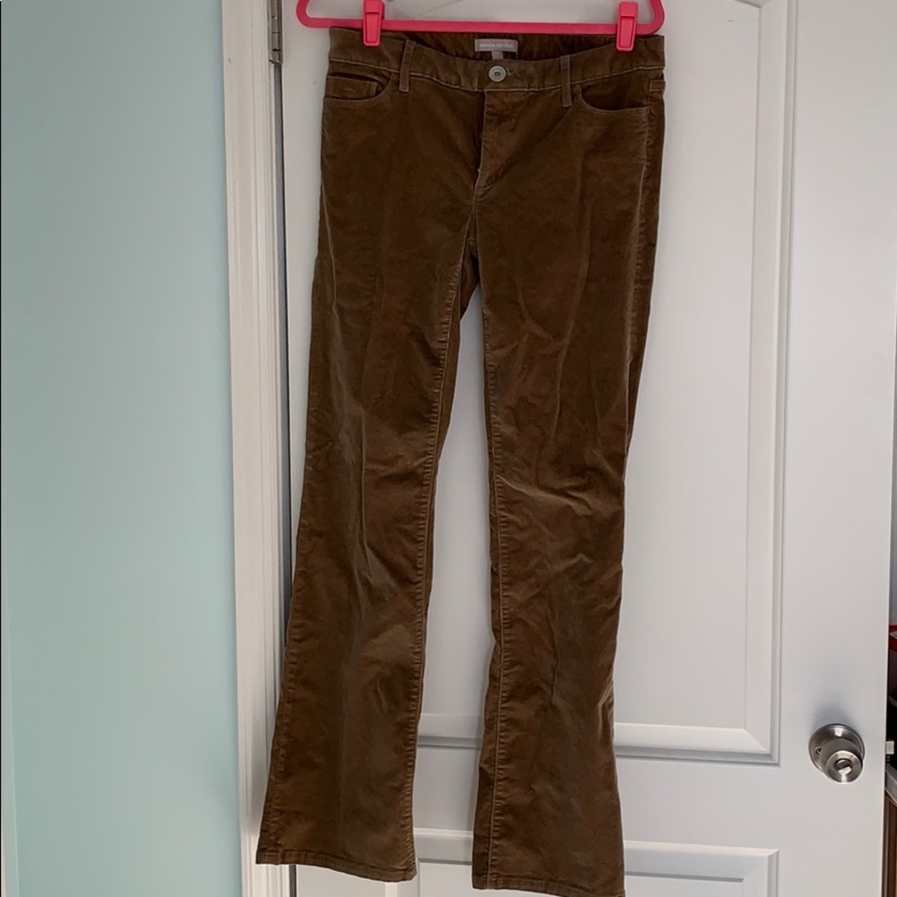 Banana Republic brown corduroy pants Sz 29 EUC